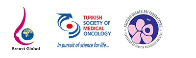 Breast Global, Turkish Society of Medical Oncology and supporting society logos